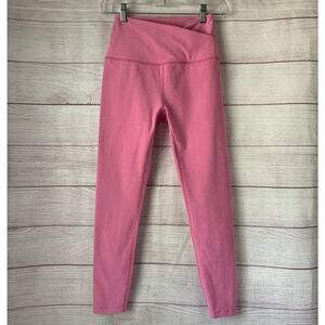 Beyond Yoga Spacedye At Your Leisure Pink Bloom Heather Leggings Size Small